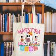 Maestra Pantasmas Conchas Teacher Mexican Halloween Canvas Tote Bag, funny gift Maestra Pantasmas Conchas Teacher Mexican Halloween Canvas Tote Bag, funny gift