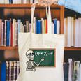 Do The Math 67 Meme Joke Halloween Skeleton Math Teacher Canvas Tote Bag, funny gift