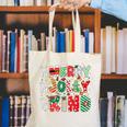 Be Merry Be Jolly Be Kind Merry Christmas Teacher Xmas PJs Canvas Tote Bag, funny gift