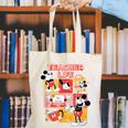 Mickey Mouse Teacher Life Canvas Tote Bag, funny gift