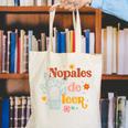Nopales De Leer Spanish Teacher Maestra Cactus Bilingual Canvas Tote Bag, funny gift Nopales De Leer Spanish Teacher Maestra Cactus Bilingual Canvas Tote Bag, funny gift