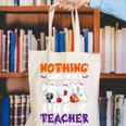 Nothing Scares Me I'm A Pre-K Teacher Halloween Ghosts Canvas Tote Bag, funny gift
