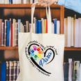 Para Heart Teacher Paraprofessional Paraeducator Men Women Canvas Tote Bag, funny gift