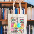 Para Paraprofessional Paraeducator Teacher Back To School Canvas Tote Bag, funny gift
