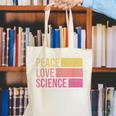 Peace Love Science Lovers Math Chemistry Teacher Canvas Tote Bag, Science Teacher Tote Bags, funny gift Peace Love Science Lovers Math Chemistry Teacher Canvas Tote Bag, Science Teacher Tote Bags, funny gift