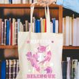 Pink Unicorn Spanish Teacher Regalos Para Bilingue Teacher Canvas Tote Bag, funny gift