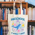 Preschool Is Whale-y Great Preschool Teacher Canvas Tote Bag, funny gift Preschool Is Whale-y Great Preschool Teacher Canvas Tote Bag, funny gift