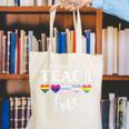 I Promise To Teach Love LGBT-Q Pride Proud Ally Teacher Canvas Tote Bag, funny gift I Promise To Teach Love LGBT-Q Pride Proud Ally Teacher Canvas Tote Bag, funny gift