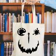 Pumpkin Artist Halloween Art Teacher Canvas Tote Bag, funny gift