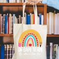 Rainbow Pencil Dream Exceptional Education Team SPED Teacher Canvas Tote Bag, funny gift