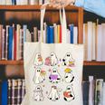 Read More Books Spooky Teacher Halloween Ghost Reading Book Canvas Tote Bag, funny gift