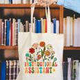 Retro Instructional Assistant Wildflowers Teacher Aide Canvas Tote Bag, funny gift Retro Instructional Assistant Wildflowers Teacher Aide Canvas Tote Bag, funny gift