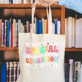 Retro Special Education Squad Groovy Dream Team SPED Teacher Canvas Tote Bag, Groovy Teacher Tote Bags, funny gift Retro Special Education Squad Groovy Dream Team SPED Teacher Canvas Tote Bag, Groovy Teacher Tote Bags, funny gift