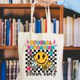 Retro Special Education Squad Groovy Dream Team Teacher Canvas Tote Bag, Groovy Teacher Tote Bags, funny gift
