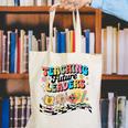 Retro Teaching Future Leaders Groovy Teacher Back To School Canvas Tote Bag, Groovy Teacher Tote Bags, Future Teacher Tote Bags, funny gift