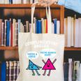 Right Acute Triangle Math Teacher Cool Geometry Canvas Tote Bag, funny gift