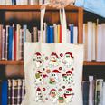 Santa Ghost Reading Books Christmas Library Teacher Canvas Tote Bag, funny gift Santa Ghost Reading Books Christmas Library Teacher Canvas Tote Bag, funny gift