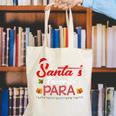 Santa's Favorite Para Christmas Paraprofessional Teacher Canvas Tote Bag, funny gift Santa's Favorite Para Christmas Paraprofessional Teacher Canvas Tote Bag, funny gift