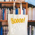 Scary Key Signature Boo Music Halloween Musician Teacher Men Women Canvas Tote Bag, funny gift