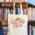 School Bus Trip Vibes Students Teachers Students Field Trip For Men Women Kids Canvas Tote Bag, funny gift