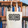 Second Grade Checkered Teacher 1st Day Back To School Women Canvas Tote Bag, funny gift