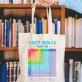 I Got Skills They'Re Multiplying Math Teacher Students Canvas Tote Bag, funny gift I Got Skills They'Re Multiplying Math Teacher Students Canvas Tote Bag, funny gift