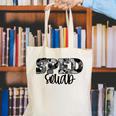 Special Education Squad Camo SPED Teacher Canvas Tote Bag, funny gift