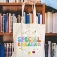 Special Education Teacher SPED Squad Team Kids Men Groovy Canvas Tote Bag, Groovy Teacher Tote Bags, funny gift Special Education Teacher SPED Squad Team Kids Men Groovy Canvas Tote Bag, Groovy Teacher Tote Bags, funny gift