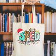 SPED Squad Special Education Teacher Autism Christmas Women Canvas Tote Bag, funny gift