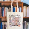 Spooky Music Teacher Halloween Music Teaching Men Women Canvas Tote Bag, funny gift Spooky Music Teacher Halloween Music Teaching Men Women Canvas Tote Bag, funny gift