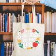 In My Substitute Teacher Era Canvas Tote Bag, funny gift