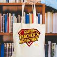 Super Teacher's Assistant Educational Superhero Canvas Tote Bag, funny gift Super Teacher's Assistant Educational Superhero Canvas Tote Bag, funny gift