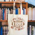 I Tackled 100 Days Of School Football Boys Girls Teachers Canvas Tote Bag, funny gift I Tackled 100 Days Of School Football Boys Girls Teachers Canvas Tote Bag, funny gift