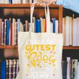 I Teach The Cutest Bees In The Beehive Teacher Canvas Tote Bag, funny gift
