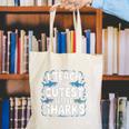 I Teach The Cutest Little Sharks Teacher School Canvas Tote Bag, funny gift I Teach The Cutest Little Sharks Teacher School Canvas Tote Bag, funny gift