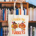 I Teach The Cutest Little Turkeys Teacher Thanksgiving Canvas Tote Bag, funny gift I Teach The Cutest Little Turkeys Teacher Thanksgiving Canvas Tote Bag, funny gift