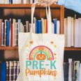 I Teach The Cutest Pre-K Pumpkin Teacher Student Halloween Canvas Tote Bag, funny gift