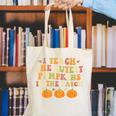 I Teach The Cutest Pumpkins In The Patch Fall Season Teacher Canvas Tote Bag, funny gift