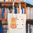 i Teach The Cutest Pumpkins In The Patch Teacher Halloween Canvas Tote Bag, funny gift