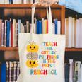 I Teach The Cutest Pumpkins Preschool Teacher Halloween Canvas Tote Bag, funny gift