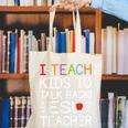 I Teach Kids To Talk Back ESL ESOL Teacher School Team Group Canvas Tote Bag, Esl Teacher Tote Bags, funny gift