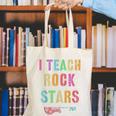I TEACH ROCKSTARS Band Vibes Teacher Rocks My Music Teaching Canvas Tote Bag, funny gift