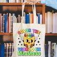 Teacher Back To School Color In Kindness Crayon Pencil Canvas Tote Bag, funny gift Teacher Back To School Color In Kindness Crayon Pencil Canvas Tote Bag, funny gift