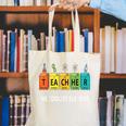 Teacher The Coolest Element Chemistry Periodic Table Science Canvas Tote Bag, Science Teacher Tote Bags, funny gift Teacher The Coolest Element Chemistry Periodic Table Science Canvas Tote Bag, Science Teacher Tote Bags, funny gift