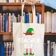 The Teacher Elf Matching Family Christmas Canvas Tote Bag, funny gift The Teacher Elf Matching Family Christmas Canvas Tote Bag, funny gift