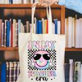 In My Teacher Era Groovy Tie Dye Back To School Cute Teacher Canvas Tote Bag, Groovy Teacher Tote Bags, funny gift