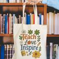 Teacher Inspire Love Canvas Tote Bag, funny gift Teacher Inspire Love Canvas Tote Bag, funny gift