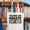 Teacher Life Jail Inmate Prisoner Halloween Costume Canvas Tote Bag, funny gift Teacher Life Jail Inmate Prisoner Halloween Costume Canvas Tote Bag, funny gift