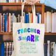 Teacher Shark Don't Stress Do Your Best Forget The Rest Canvas Tote Bag, funny gift Teacher Shark Don't Stress Do Your Best Forget The Rest Canvas Tote Bag, funny gift
