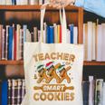 Teacher Of Smart Cookies Gingerbread Christmas Teacher Canvas Tote Bag, funny gift Teacher Of Smart Cookies Gingerbread Christmas Teacher Canvas Tote Bag, funny gift